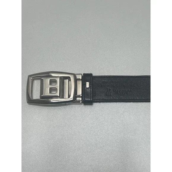 BallyBaldek Reversible Leather Striped/Black Belt EU 105/US 42 Italy